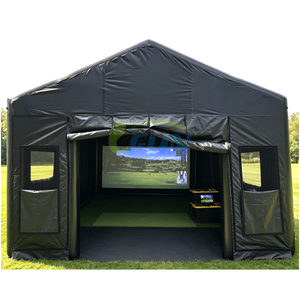 Carpa Inflable Personalizada para Simulador de Golf, Recinto Inflable para Simulador de Golf en Interiores y Exteriores con Pantalla de Cine para Entrenamiento de Golf - Product Image 1