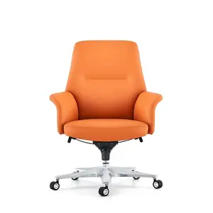 Luxus Modern Swivel Manager Executive Hochwertiger ergonomischer Bürostuhl aus echtem echtem Leder