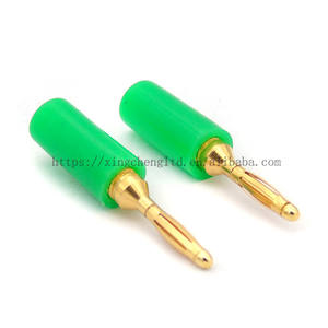 רמקול אודיו בורג בננה זהב צלחת אטמי מחברים מיני 2 מ "מ בננה תקע - Product Image 6