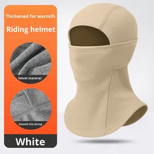 Pasamontañas para Motociclismo, Forrado de Felpa, Grueso, Térmico, Ajustable, para Hombres y Mujeres, para Correr al Aire Libre, Cortavientos, Máscara Facial - Product Image 6