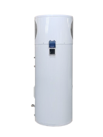Nouveau modèle 200L 300L R290 Pompe à chaleur air-eau entièrement blanche à sortie latérale, classe énergétique A++