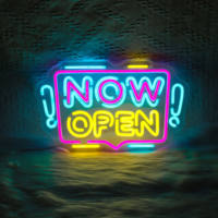 Dropshipping Free Design Custom Led Neon Light Enseigne au néon personnalisée Enseigne à logo personnalisée pour hôtel et restaurant Enseigne à LED