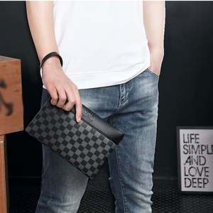 Nuovo stile da uomo impermeabile con chiusura a mano <span class=keywords><strong>in</strong></span> <span class=keywords><strong>pelle</strong></span> sintetica borsetta <span class=keywords><strong>busta</strong></span> e borse Casual con chiusura a cerniera fodera <span class=keywords><strong>in</strong></span> poliestere - Product Image 4