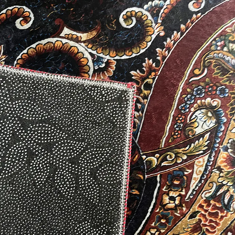 Customized Designs Sizes Logo Carpet Easy to Clean Crystal Velvet Printed Rug