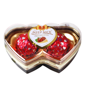 Boîte de bonbons en chocolat composé au lait de noix et cacao, marque privée personnalisée, vente en gros, chocolat doré en forme de boule - Product Image 3