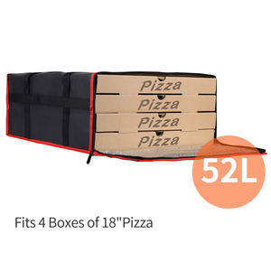 Bolsa Térmica para Pizza Reutilizable, Plegable y Reciclable de 20" X 20" X 8" para Entrega de Alimentos a Domicilio - Product Image 2