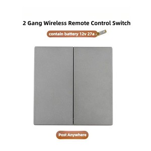 Nhà Máy Giá EU tiêu chuẩn 16A PC điện tường chuyển đổi ánh sáng bảng điều chỉnh 110V ~ 220V 2 băng đảng 2 cách đôi cực <span class=keywords><strong>ZigBee</strong></span> Mạng IP66 250V - Product Image 3