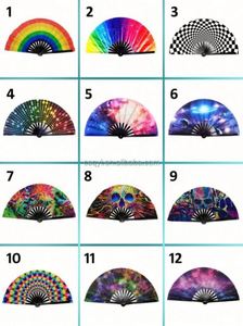 Abanico Chino Grande de Bambú Rojo, con Sonido Fuerte, Plegable, Opción de Logotipo Personalizado, Regalo para Festivales, Artículos Promocionales para Fiestas - Product Image 5