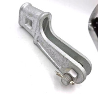 RUIPENG NX-3 Collier de serrage en acier galvanisé pour câble de tension, capacité de charge 143KN, diamètre extérieur 13-14mm (pouces)