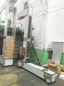 Elevador Vertical Automático Tipo Grano Cubo Transportador Grado Alimenticio Acero Inoxidable Azúcar Polvo Z Tipo Industria Cubo Elevador