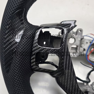 Volante Deportivo de Fibra de Carbono con Cuero Perforado para Lexus ES250 RX300 RX, Venta al Por Mayor - Product Image 4