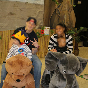 Juguete Montable Divertido con Forma de Animal, Funciona con Pilas, con Sistema de Monedas y Música, Hecho de Felpa para Niños, Disponible en el Centro Comercial Ijn - Product Image 2