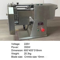 Fabrieksdirect kleine tafelmodel aardappelgolf snijmachine, commerciële groente golfstrip maker voor voedselkraampjes