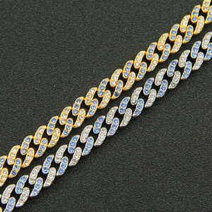 Collar de Cadena de Doble Color con Diseño Geométrico, Estilo Hiphop, Unisex, Joyería de Moda al por Mayor, Gran Venta 2026 - Product Image 3