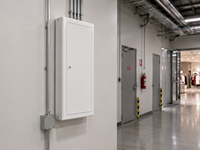 Tableau de distribution électrique métallique étanche IP41 B&J OEM personnalisé 7R20 voies, boîtier de fusibles MCB à rail DIN pour porte intérieure en acier