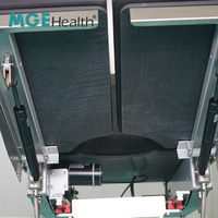 Table d'opération électrique radiolucente avec plateau coulissant de 300 mm, pont rénal de 120 mm, capacité de 200 kg, pour chirurgie générale, urologie et imagerie C-Arm