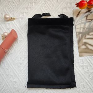 Sac à bijoux personnalisé de haute qualité, pochette en velours avec cordon de serrage, pochette pour collier, emballage pour bracelet, sac à bijoux, sac anti-poussière pour bijoux - Product Image 6