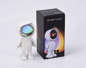 Offre Spéciale CuteMini <span class=keywords><strong>cosmonaute</strong></span> veilleuse <span class=keywords><strong>projecteur</strong></span> décoration de la maison atmosphère lumière Robot enfants coucher de soleil lampe - Product Image 6