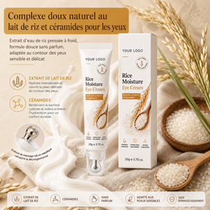 Crème Contour des Yeux Intense Hydratation – Atténue les Cernes, Adoucit les Zones Sèches et Rugueuses, Sans Parfum, à la Céramide de Riz - Product Image 4