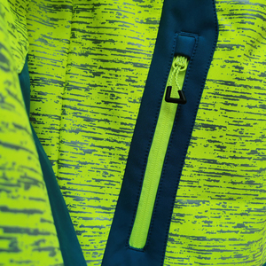 Áo khoác phản quang in ấn tùy chỉnh màu vàng cao cấp có logo - Product Image 6