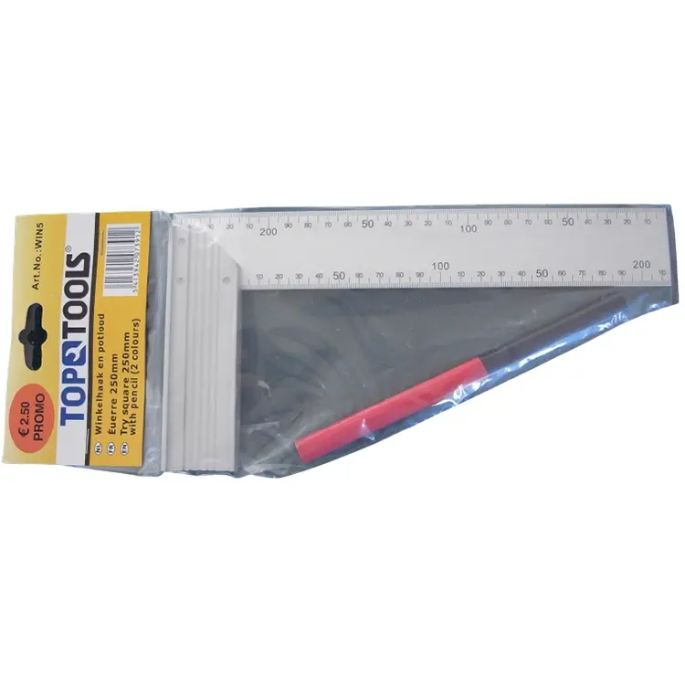 Customized 10"/250 MM L Try Measuring Tool Ruler Aluminum Angle Square