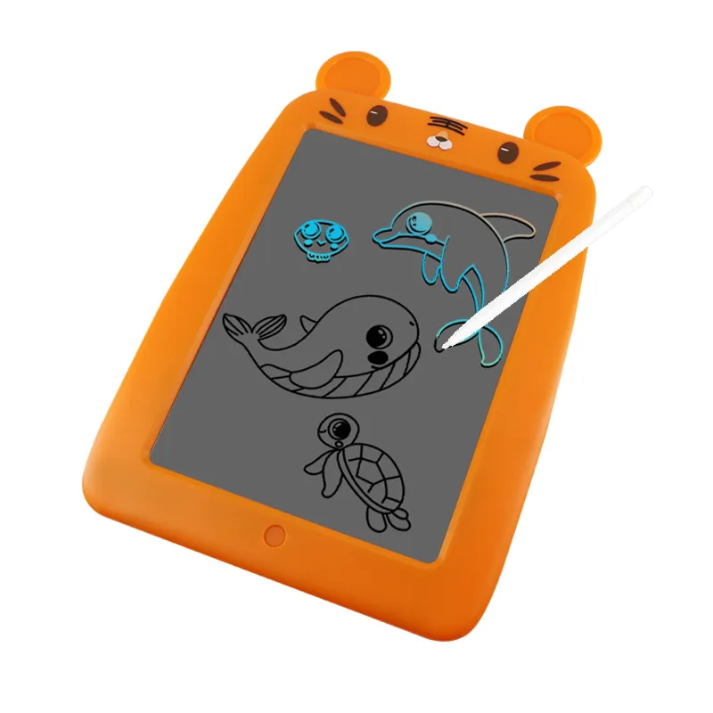 2024 Transparent Cardboard 8.5 Inch LCD Writing Tablet For Kids Electronic Digital Writing &Colorful Screen Doodle Board