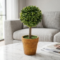 Petites plantes artificielles avec pots, plantes d'intérieur artificielles réalistes pour la décoration de la maison, du bureau et de la table, décoration végétale