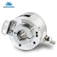 HENGXIANG Codificador Incremental Rotativo, Interfaz Eléctrica Push-pull, Agujero Ciego, Resolución de 12mm, IP50, 1, 2, 1, 2, 1, 2