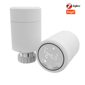Tuya Smart Thermostatische Radiator Valve Zigbee Radiator Thermostatische Temperatuur Controller Werkt Met Google/Alexa - Product Image 1