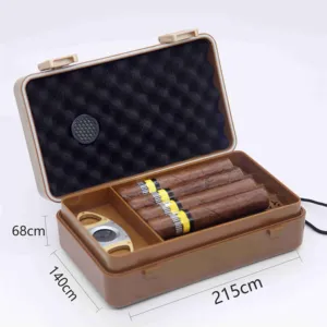 2023 Neue Zigarren Humidor Coole Zigarren schachteln mit Cutter Perfekte Humidore zur Aufbewahrung und Verbesserung von Zigarren