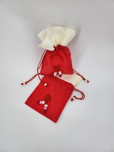 Pochette cadeau écologique traditionnelle pour mariage, réutilisable, légère, durable, en tissu polyester, pour festival, fête, tailles S, M, L, 0,7 kg - Product Image 2