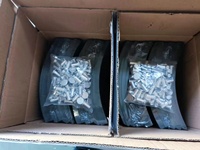 Rivets à tête dôme ouverte en fer et aluminium pour fixation métallique