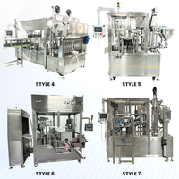 Machine automatique de remplissage et de bouchage de sachets à bec verseur pour détergent lessive liquide, pour usine de produits chimiques quotidiens