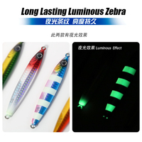 Leurre de pêche en jigging en tungstène pour brochet, requin, poisson-chat - Eau douce et eau salée - Imprimé - 30g-80g