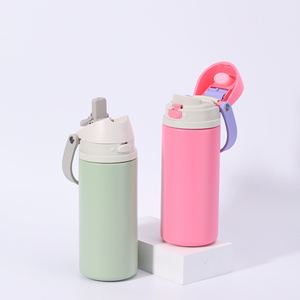 Nouvelle tasse isotherme portable en acier inoxydable 304 avec paille rétractable, pour boissons chaudes, idéale pour l'extérieur, cadeau d'affaires transfrontalier - Product Image 3
