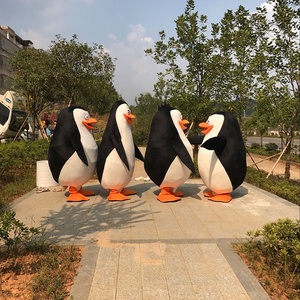 Efun ชุดมาสคอตเพนกวินมาดากัสการ์, เครื่องแต่งกายคอสเพลย์รูปสัตว์การ์ตูนเครื่องแต่งกายเทศกาลฮาโลวีนงานเทศกาลปรับแต่งได้อย่างมืออาชีพ - Product Image 3