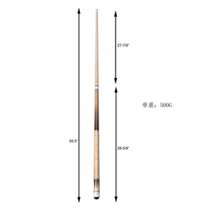 Queue de billard en érable à œil d'oiseau en gros d'usine Queue de billard carambole française Queue de billard personnalisée - Product Image 2