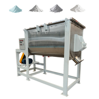 Mélangeur à ruban horizontal grande capacité 3000L 5000L avec pièces de contact en acier inoxydable pour le mélange de poudre alimentaire pour bébés