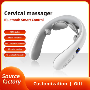 2025 tren akupunktur Smart TENS elektrik denyut nadi nirkabel leher dan bahu pijat meringankan tulang belakang serviks instrumen perawatan - Product Image 6