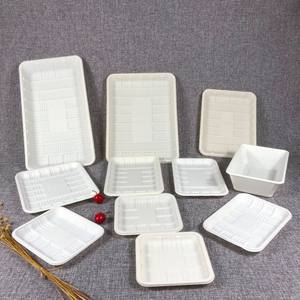 Bandeja de comida biodegradable de almidón de maíz, bandeja desechable de fécula de maíz, sushi, carne, pollo, promoción Y06, 15% de descuento - Product Image 2