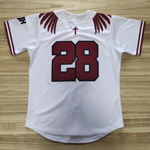 Maillot de baseball brodé sur mesure, maillot de baseball en maille, maillots de softball sublimés - Product Image 3