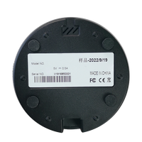 Pemindai Barcode CMOS 2D Nirkabel untuk Meja Kerja dengan Pengisian Daya Nirkabel, BT, 2600mAh, Sensor Otomatis, Pemindai Kode QR dengan Basis Pengisi Daya