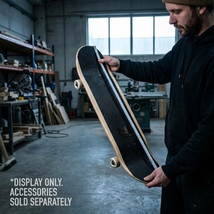Planche de skateboard en fibre de carbone ultra-fine de 8,5 mm avec cadre en érable, anti-déchirure, résistance aux chocs 378 kg, qualité professionnelle [PLANCHE UNIQUE] - Product Image 3