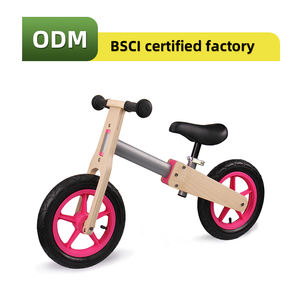Vélo d'équilibre écologique <span class=keywords><strong>en</strong></span> <span class=keywords><strong>bois</strong></span> pour enfants, <span class=keywords><strong>draisienne</strong></span> à pousser pour tout-petits, jouet porteur pour bébé, vélo à roulettes pour fille - Product Image 1