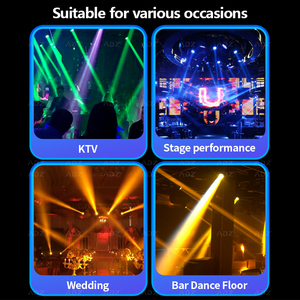 ADZ 120W LED faisceau stroboscopique tête mobile lumière scène Disco Laser spectacle pour DJ <span class=keywords><strong>Concert</strong></span> fête KTV avec DMX512 pour une utilisation en hôtel - Product Image 3