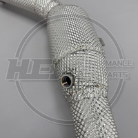 Collecteur d'échappement haute performance à soudure de précision pour Infiniti Q50 Q60 3.0T 2022~2024 en acier inoxydable 304 à haut débit