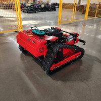 Petit outil de jardin automoteur pour tondeuse à gazon automatique avec moteur à rotation zéro à télécommande-Nouvelle condition pour robot de coupe d'herbe