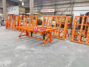 핫세일 만능 360도 회전 운반 카트 철제 작업대 슬래브 4륜 플랫폼 팔레트 랙킹 산업용 이동식 - Product Image 6