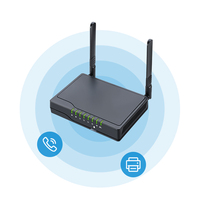 Router VoIP Inalámbrico 4G-LTE de Nivel Básico FlyingVoice con 2 Puertos FXS, Compatible con Redes GSM, IP, WiFi y POE