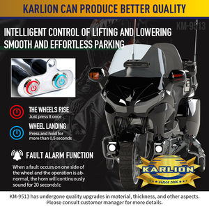Stabilisateur de stationnement pour moto KARLION en acier, stabilisateur latéral auxiliaire anti-basculement pour Harley, Honda, <span class=keywords><strong>BMW</strong></span> et Yamaha - Product Image 3